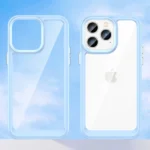 Outer Space Case Hard Cover With A Gel Frame Blue Kryt iPhone 14 Pro