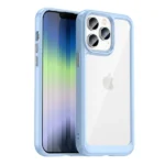 Outer Space Case Hard Cover With A Gel Frame Blue Kryt iPhone 14 Pro