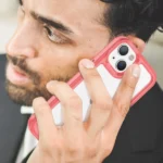 Outer Space Case Hard Cover With A Gel Frame Red Kryt iPhone 14