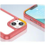 Outer Space Case Hard Cover With A Gel Frame Red Kryt iPhone 14