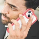 Outer Space Case Hard Cover With A Gel Frame Red Kryt iPhone 14