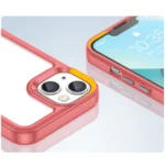 Outer Space Case Hard Cover With A Gel Frame Red Kryt iPhone 14