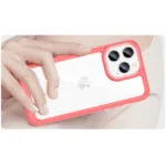 Outer Space Case Hard Cover With A Gel Frame Red Kryt iPhone 14 Pro