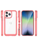 Outer Space Case Hard Cover With A Gel Frame Red Kryt iPhone 14 Pro