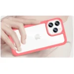 Outer Space Case Hard Cover With A Gel Frame Red Kryt iPhone 14 Pro