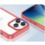 Outer Space Case Hard Cover With A Gel Frame Red Kryt iPhone 14 Pro
