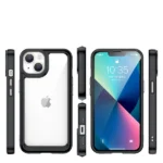 Outer Space Case Plus Hard Cover With A Gel Frame Black Kryt iPhone 14 Plus