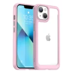 Outer Space Case Plus Hard Cover With A Gel Frame Pink Kryt iPhone 14 Plus