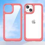 Outer Space Case Plus Hard Cover With A Gel Frame Red Kryt iPhone 14 Plus