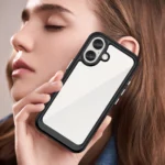 Outer Space Case With Gel Frame Black Kryt iPhone 16 Plus