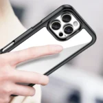 Outer Space Case With Gel Frame Black Kryt iPhone 16 Pro