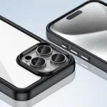 Outer Space Case With Gel Frame Black Kryt iPhone 16 Pro