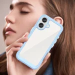 Outer Space Case With Gel Frame Blue Kryt iPhone 16 Plus