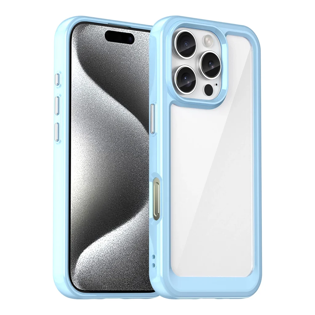 Outer Space Case With Gel Frame Blue Kryt iPhone 16 Pro