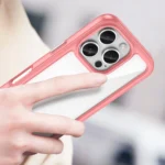 Outer Space Case With Gel Frame Red Kryt iPhone 16 Pro Max