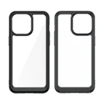 Outer Space Reinforced Case With A Flexible Frame - Transparent Kryt iPhone 15 Pro Max