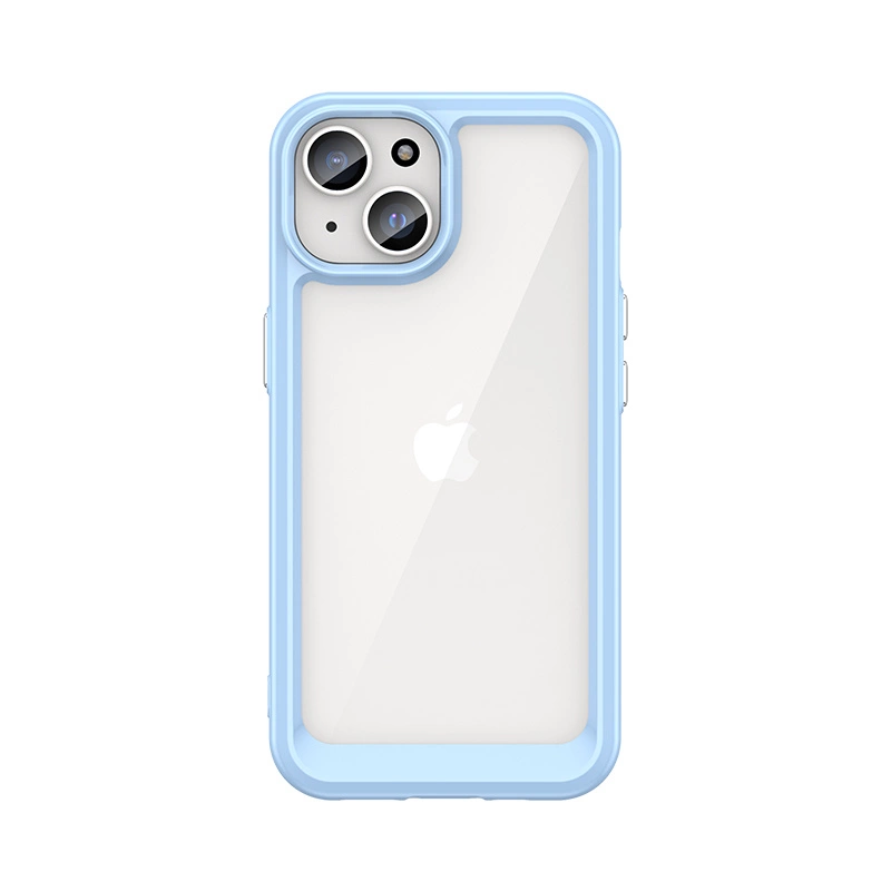 Outer Space Reinforced Case With Flexible Frame For - Blue Kryt iPhone 15