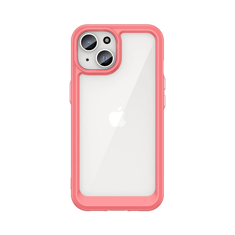 Outer Space Reinforced Case With Flexible Frame For - Red Kryt iPhone 15