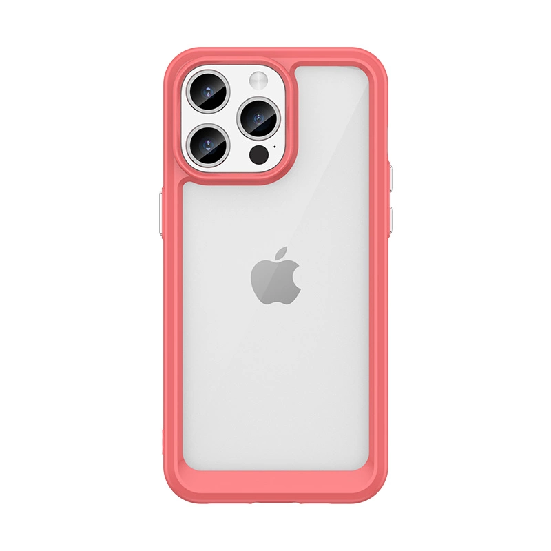 Reinforced Case With A Flexible Frame For Outer Space - Red Kryt iPhone 15 Pro
