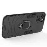 Ring Armor Case For Armored Cover Magnetic Holder Ring Black Kryt iPhone 14