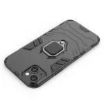 Ring Armor Case For Armored Cover Magnetic Holder Ring Black Kryt iPhone 14