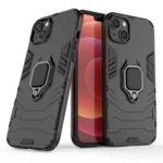 Ring Armor Case For Armored Cover Magnetic Holder Ring Black Kryt iPhone 14
