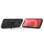 Ring Armor Case For Armored Cover Magnetic Holder Ring Black Kryt iPhone 14