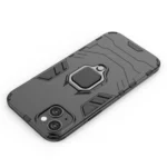 Ring Armor Case For Armored Cover Magnetic Holder Ring Black Kryt iPhone 14