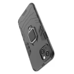 Ring Armor Case For Armored Cover Magnetic Holder Ring Black Kryt iPhone 14 Pro