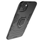 Ring Armor Case For Armored Cover Magnetic Holder Ring Black Kryt iPhone 14 Pro