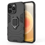 Ring Armor Case For Armored Cover Magnetic Holder Ring Black Kryt iPhone 14 Pro
