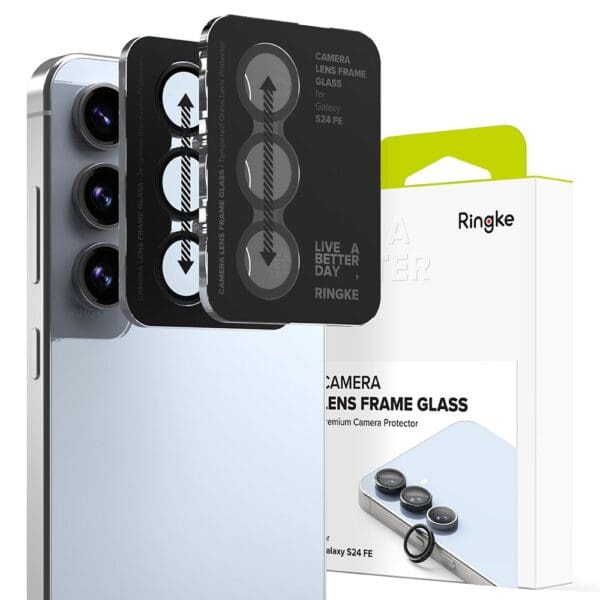 Ringke Camera Frame Protector 2-Pack Black Samsung Galaxy S24 Fe