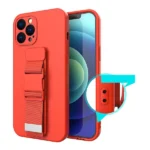 Rope Case Gel Case With A Chain Lanyard Bag Lanyard Light Blue Kryt iPhone 13 Pro Max
