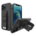 Rope Case Gel Case With A Chain Lanyard Bag Lanyard Pro Black Kryt iPhone 11 Pro