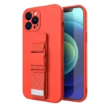 Rope Case Gel With A Chain Lanyard Bag Red Kryt iPhone 12