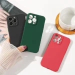 Silicone Case For Silicone Cover Mint Green Kryt iPhone 13 Pro Max