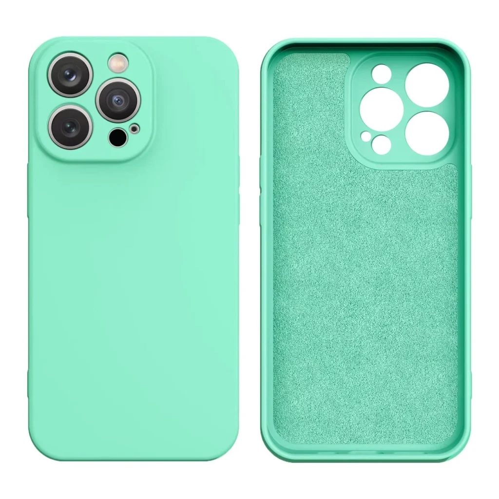 Silicone Case Plus Silicone Cover Mint Green Kryt iPhone 14 Plus