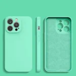 Silicone Case Plus Silicone Cover Mint Green Kryt iPhone 14 Plus