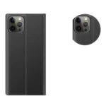 Sleep Case Bookcase Type Case With Smart Window For Black Kryt iPhone 13 Pro