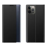 Sleep Case Bookcase Type Case With Smart Window For Black Kryt iPhone 13 Pro Max