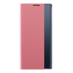 Sleep Case Bookcase Type Case With Smart Window For Pink Kryt iPhone 13 Pro