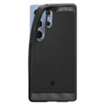 Spigen Rugged Armor Mag MagSafe Matte Black Kryt Samsung Galaxy S25 Ultra