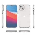 Spring Case Case For Plus Silicone Case With A Frame Light Pink Kryt iPhone 14 Plus