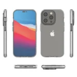 Spring Case Case For Silicone Case With A Frame Light Blue Kryt iPhone 14 Pro