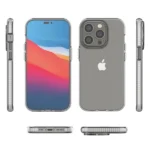 Spring Case Case For Silicone Case With A Frame Light Pink Kryt iPhone 14 Pro