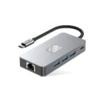 Tech-Protect Hb05 Hub Adapter 9In1 Type-C + Usb2.0 + Usb3.0 + Hdmi 4K 60Hz + Sd/Tf + Pd100W + Rj45 1000M Space Grey