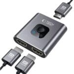 Tech-Protect Hb07 Hub Adapter 2In1 Hdmi 4K 60Hz Space Grey