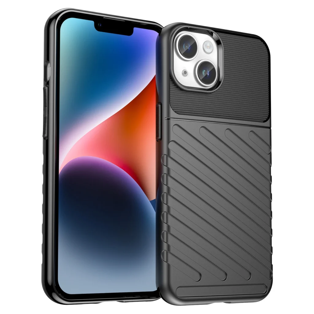 Thunder Case Armored Case Black Kryt iPhone 14