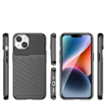 Thunder Case Armored Case Black Kryt iPhone 14