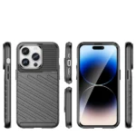 Thunder Case Armored Case Black Kryt iPhone 14 Pro